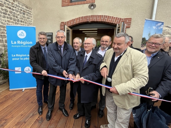Double inauguration pour la Fédération de pêche de la Loire