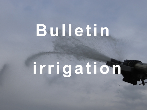 Bulletin d’irrigation du 18 septembre