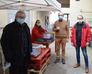 La MSA offre une tonne de produits frais aux Restos du coeur