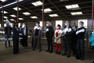 La préfète de la Loire à l’écoute des agriculteurs