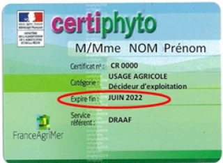 Certiphyto : pensez à son renouvellement