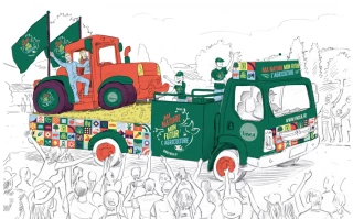 Promouvoir les métiers agricoles sur le Tour de France