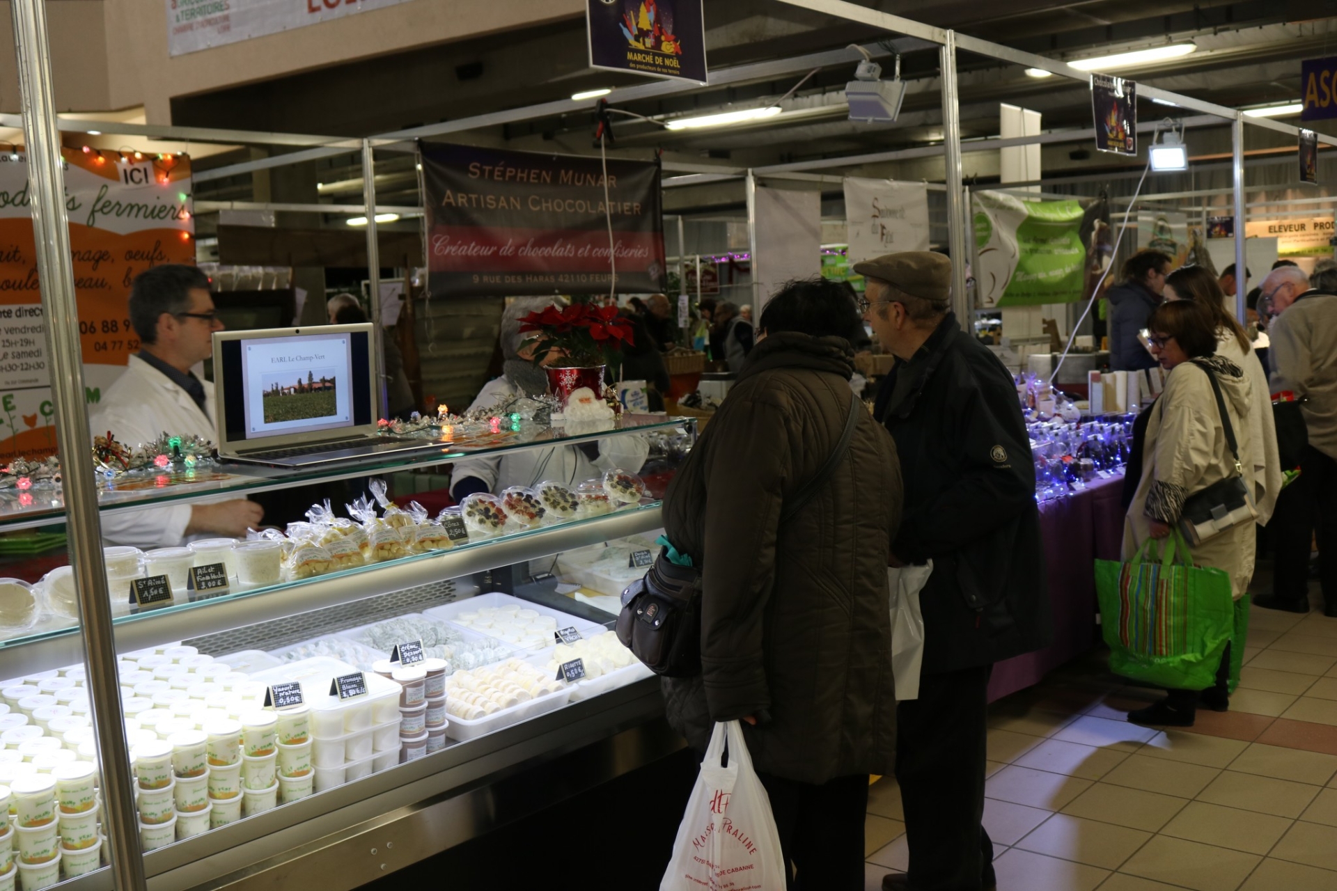 Le marché de Noël des producteurs s’installe à Andrézieux-Bouthéon