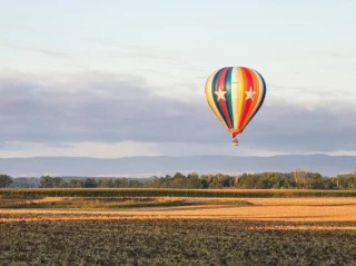La montgolfière pour prendre de la hauteur