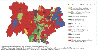 La région Auvergne-Rhône-Alpes en 3e position
