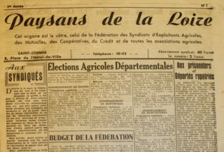 La création du journal à la fin de la Seconde guerre mondiale