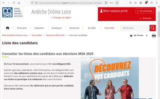 Découvrez vos candidats pour l’élection MSA