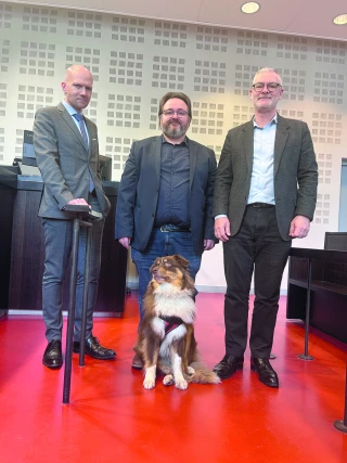 Arwen, première chienne d’assistance judiciaire dans la Loire